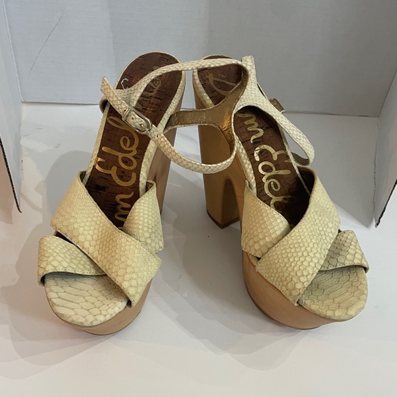 Sam Edelman python high wedges - Picture 5 of 10